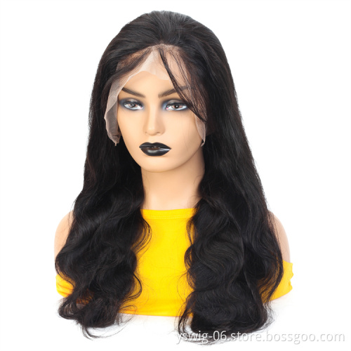YS Full Cuticle Brazilian Virgin Hair Glueless HD Full Lace Wig With Baby Hair, Virgin Human Hair Full Lace Wigs For Black Women